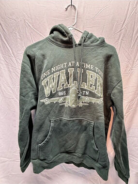 Morgan Wallen One Night At A Time World Tour Green Hoodie 865 TN Concert Merch